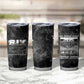 African American Heroes Tumbler Cup Six Triple Eight - Camo Style