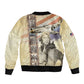 Tuskegee Airmen Bomber Jacket Red Tail Legacy Film Striped Style