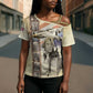 Tuskegee Airmen Cross Shoulder Shirt Red Tail Legacy Film Striped Style