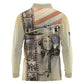 Tuskegee Airmen Long Sleeve Polo Shirt Red Tail Legacy Film Striped Style