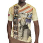 Tuskegee Airmen Rugby Jersey Red Tail Legacy Film Striped Style