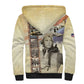 Tuskegee Airmen Sherpa Hoodie Red Tail Legacy Film Striped Style