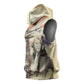 Tuskegee Airmen Sleeveless Hoodie Red Tail Legacy Film Striped Style
