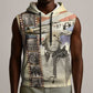 Tuskegee Airmen Sleeveless Hoodie Red Tail Legacy Film Striped Style
