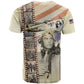 Tuskegee Airmen T shirt Red Tail Legacy Film Striped Style