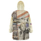 Tuskegee Airmen Wearable Blanket Hoodie Red Tail Legacy Film Striped Style