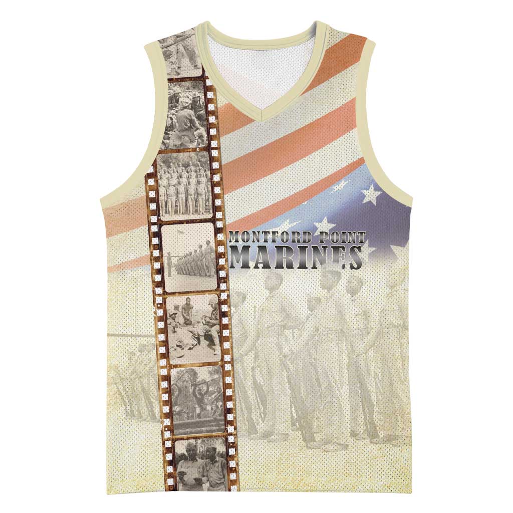 Montford Point Marines Basketball Jersey The First Black US Marines Film Striped Style