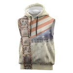 Montford Point Marines Sleeveless Hoodie The First Black US Marines Film Striped Style