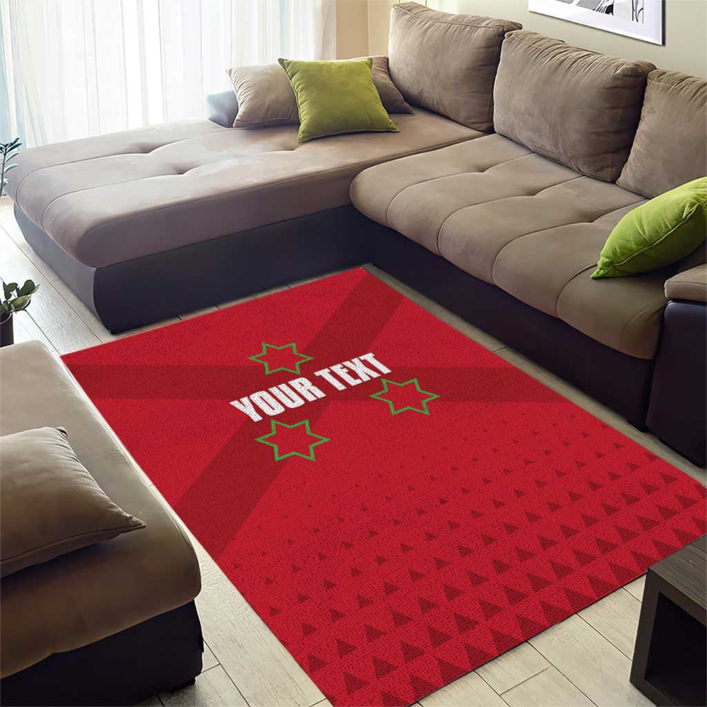 Custom Burundi Football Area Rug Go Intamba Go