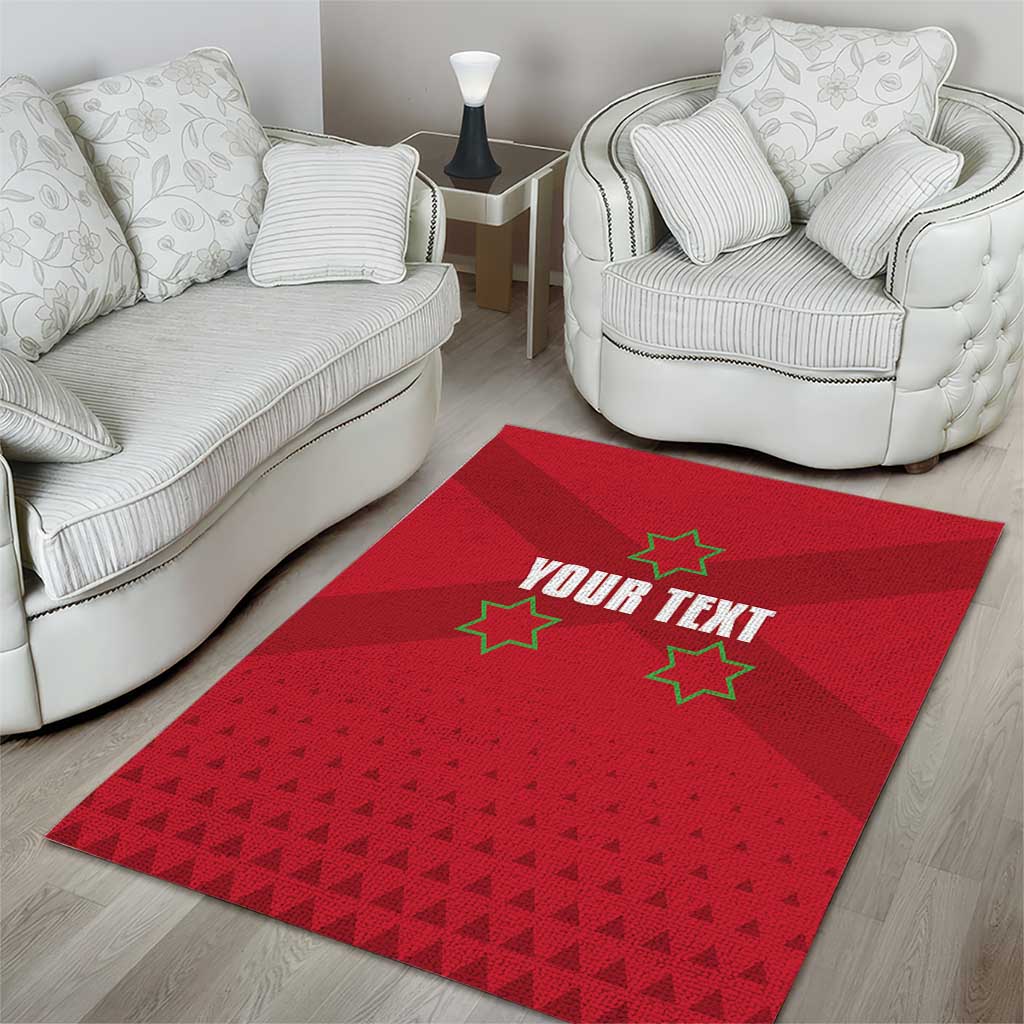 Custom Burundi Football Area Rug Go Intamba Go