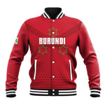 Custom Burundi Football Baseball Jacket Go Intamba Go