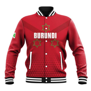 Custom Burundi Football Baseball Jacket Go Intamba Go