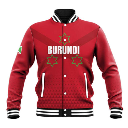 Custom Burundi Football Baseball Jacket Go Intamba Go