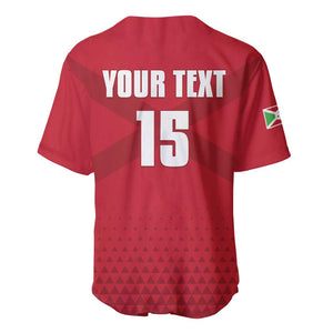 Custom Burundi Football Baseball Jersey Go Intamba Go
