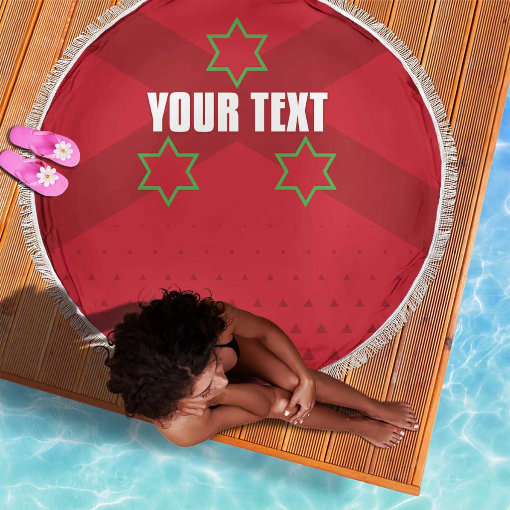 Custom Burundi Football Beach Blanket Go Intamba Go
