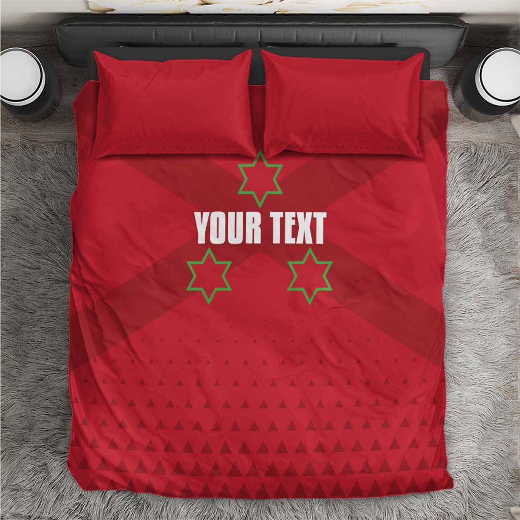 Custom Burundi Football Bedding Set Go Intamba Go