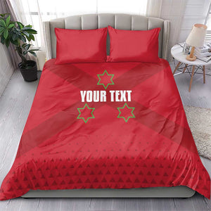 Custom Burundi Football Bedding Set Go Intamba Go