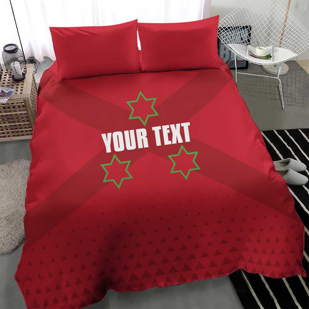 Custom Burundi Football Bedding Set Go Intamba Go
