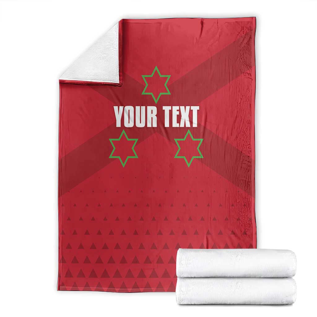 Custom Burundi Football Blanket Go Intamba Go