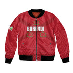 Custom Burundi Football Bomber Jacket Go Intamba Go