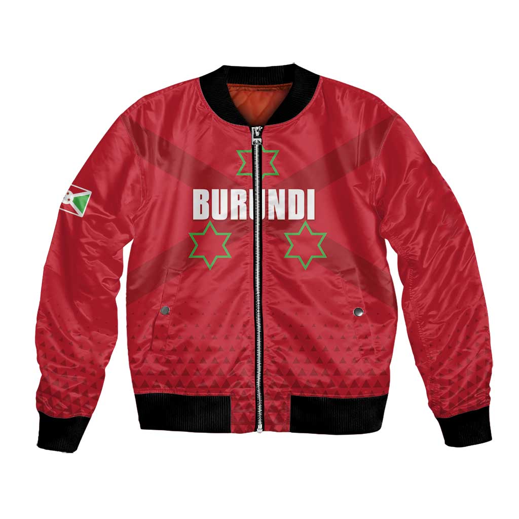 Custom Burundi Football Bomber Jacket Go Intamba Go