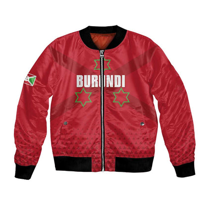 Custom Burundi Football Bomber Jacket Go Intamba Go