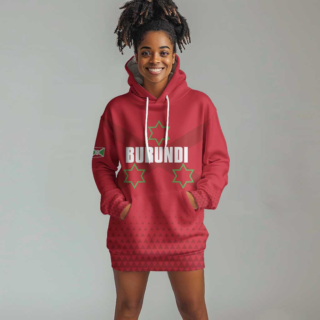 Custom Burundi Football Hoodie Dress Go Intamba Go
