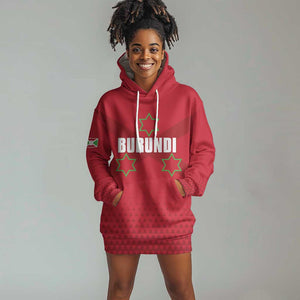 Custom Burundi Football Hoodie Dress Go Intamba Go