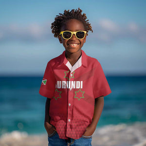 Custom Burundi Football Kid Hawaiian Shirt Go Intamba Go