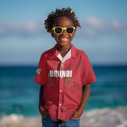 Custom Burundi Football Kid Hawaiian Shirt Go Intamba Go