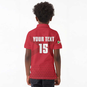 Custom Burundi Football Kid Polo Shirt Go Intamba Go