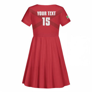 Custom Burundi Football Kid Short Sleeve Dress Go Intamba Go