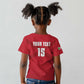 Custom Burundi Football Kid T shirt Go Intamba Go