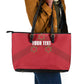Custom Burundi Football Leather Tote Bag Go Intamba Go