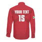 Custom Burundi Football Long Sleeve Button Shirt Go Intamba Go