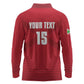 Custom Burundi Football Long Sleeve Polo Shirt Go Intamba Go