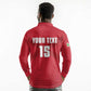 Custom Burundi Football Long Sleeve Polo Shirt Go Intamba Go