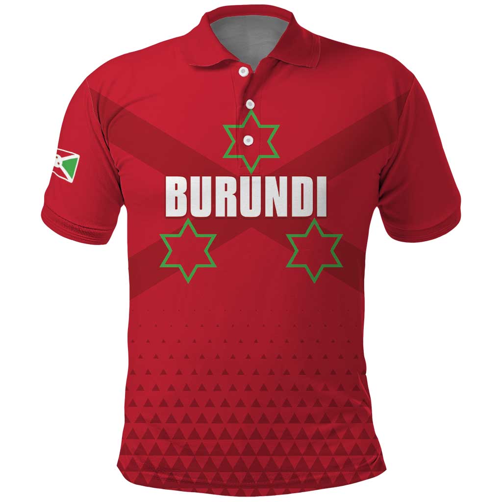 Custom Burundi Football Polo Shirt Go Intamba Go