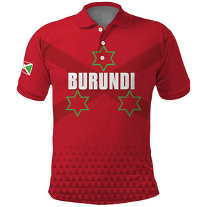 Custom Burundi Football Polo Shirt Go Intamba Go
