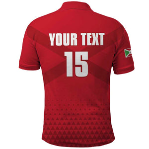 Custom Burundi Football Polo Shirt Go Intamba Go
