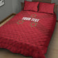 Custom Burundi Football Quilt Bed Set Go Intamba Go