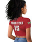 Custom Burundi Football Raglan Cropped T shirt Go Intamba Go