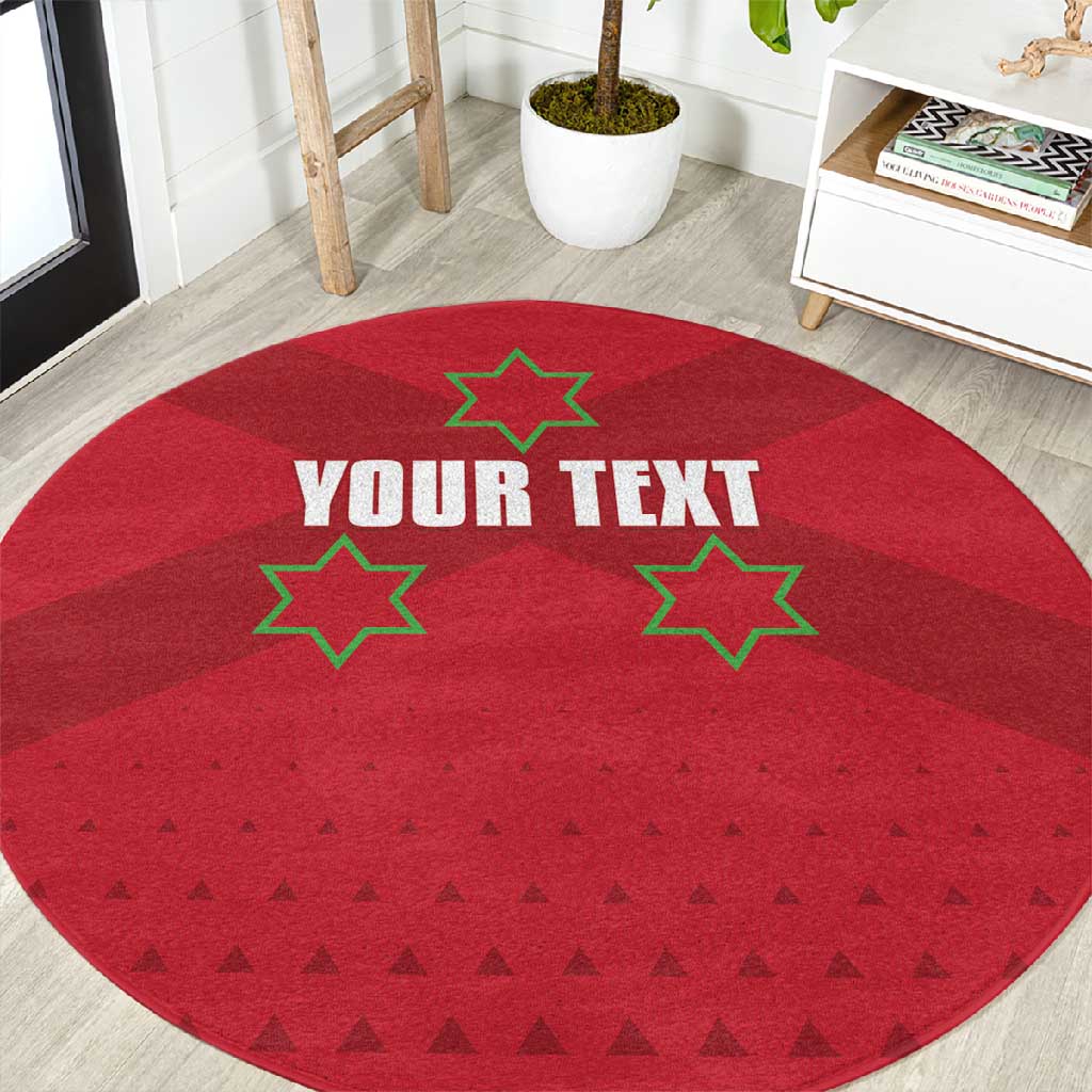 Custom Burundi Football Round Carpet Go Intamba Go