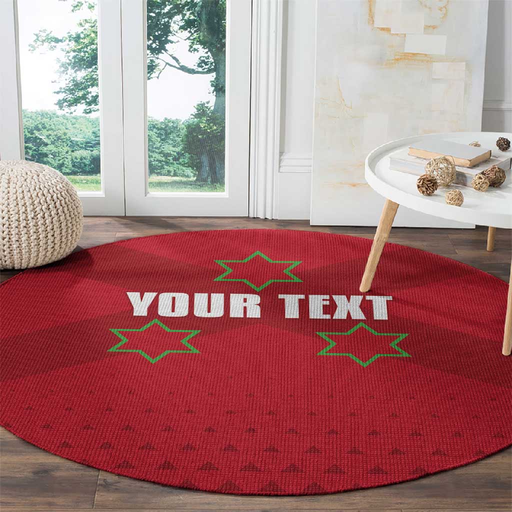 Custom Burundi Football Round Carpet Go Intamba Go