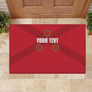 Custom Burundi Football Rubber Doormat Go Intamba Go
