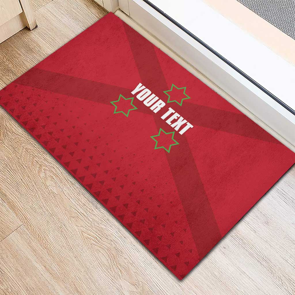 Custom Burundi Football Rubber Doormat Go Intamba Go