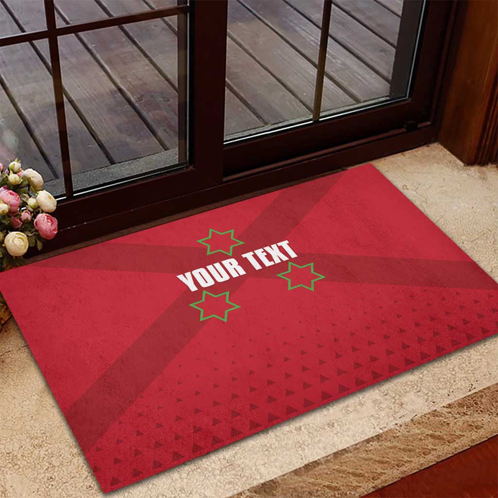 Custom Burundi Football Rubber Doormat Go Intamba Go