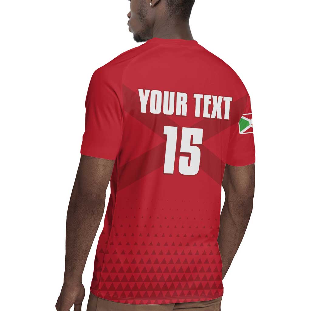 Custom Burundi Football Rugby Jersey Go Intamba Go