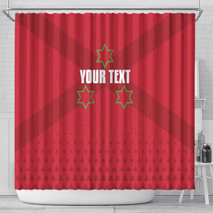 Custom Burundi Football Shower Curtain Go Intamba Go