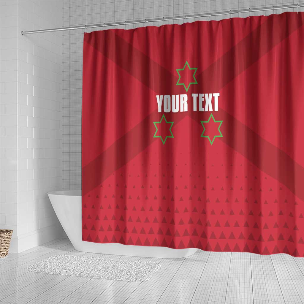 Custom Burundi Football Shower Curtain Go Intamba Go